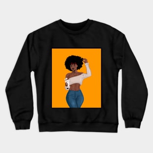 Beautiful Afro Queen Crewneck Sweatshirt